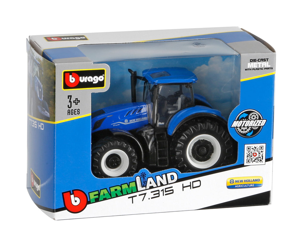 Burago Trattore agricolo assortito, Burago, scala 1:18