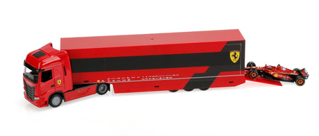 Burago Iveco S-Way 570 Ferrari Racing Leclerc, Burago, scala 1:43