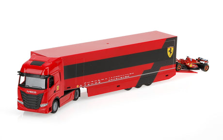 Burago Iveco S-Way 570 Ferrari Racing Leclerc, Burago, scala 1:43