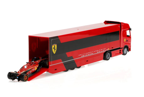 Burago Iveco S-Way 570 Ferrari Racing Leclerc, Burago, scala 1:43