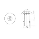 Zadi Camino termoplastico diametro 60 mm - Zadi