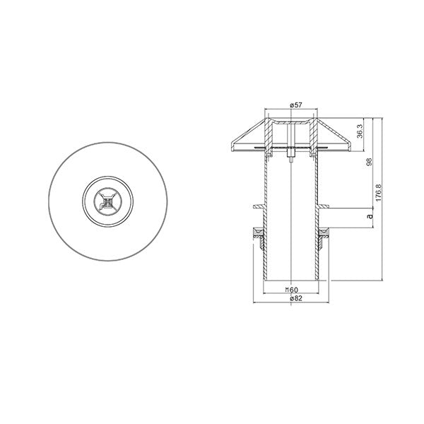 Chimenea Zadi Termoplástico Diámetro 60 mm - Zadi