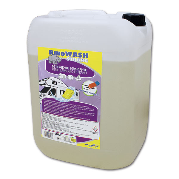 Detergente para lavado de carrocerías de autocaravanas Rinowash Strong 20 litros