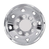 Kit de 4 tapacubos convexos cromados de 15'' para autocaravana CCR154