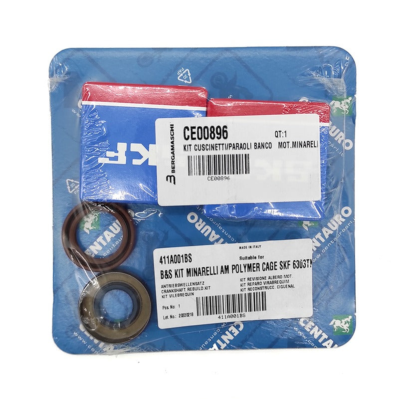 Centauro Kit Cuscinetti/Paraoli Banco motori Minarelli Am6 411A001BS