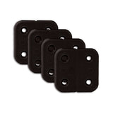 Black Plastic Chest Hinge 43x40mm GES - 4 PCS CER30260NC