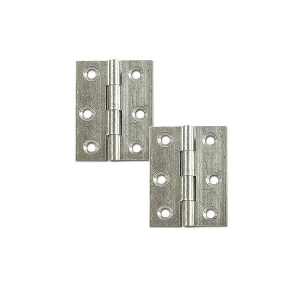 Bisagra fresada cromada 40x35 mm GES - 2 uds. 8032793932642