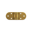 Cerniera Biscotto con Fermo in Ottone Satinato 3x8mm GES CER31601 - AmerigoStore