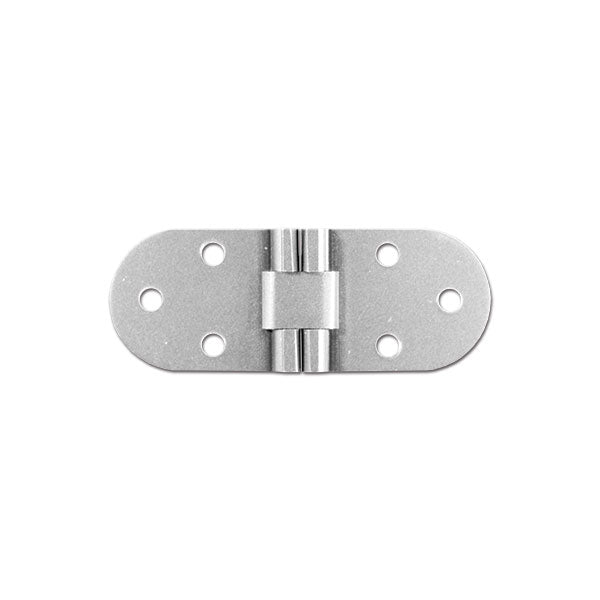 Verchromtes Flachdübel-Scharnier mit Anschlag 3x8mm GES CER31602