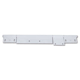 Cerniera alluminio bianco 415 mm 8 fori CER504