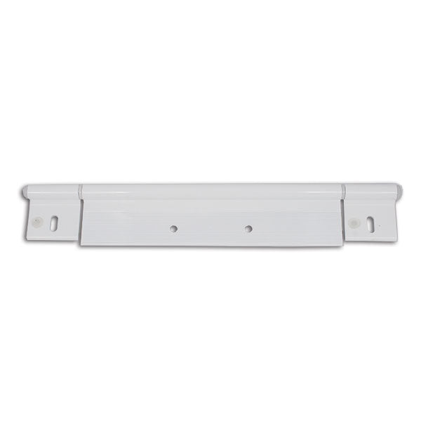 Bisagra de aluminio blanco 290 mm x 4 agujeros CER506