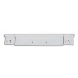 Bisagra de aluminio blanco 290 mm x 4 agujeros CER506