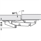Cerniera a Ribalta 180 GES CER602
