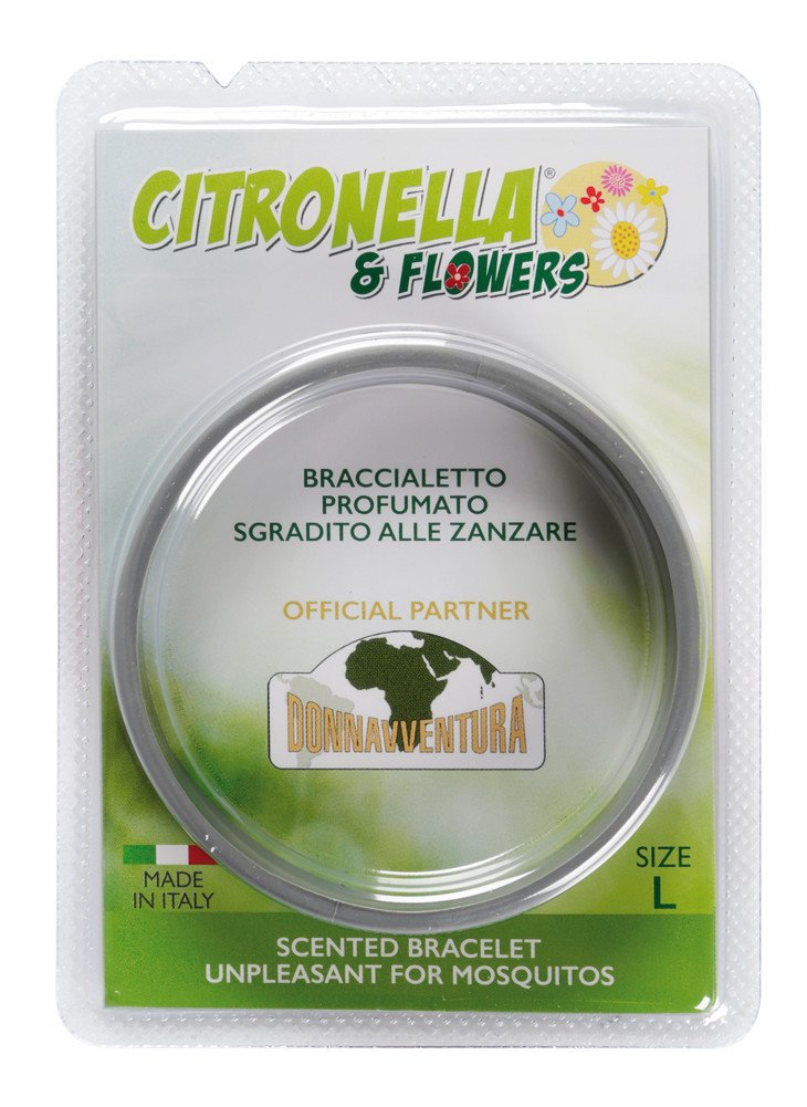 Lampa Citronella & Flowers, braccialetto antizanzare profumato, confezione singola - L -  6 cm CF002L