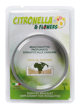 Lampa Citronella & Flowers, braccialetto antizanzare profumato, confezione singola - L -  6 cm CF002L