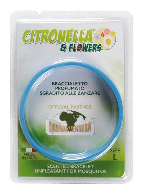 Lampa Citronella & Flowers, braccialetto antizanzare profumato, confezione singola - L -  6 cm CF002L