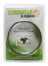 Lampa Citronella & Flowers, braccialetto antizanzare profumato, confezione singola - L -  6 cm CF002L