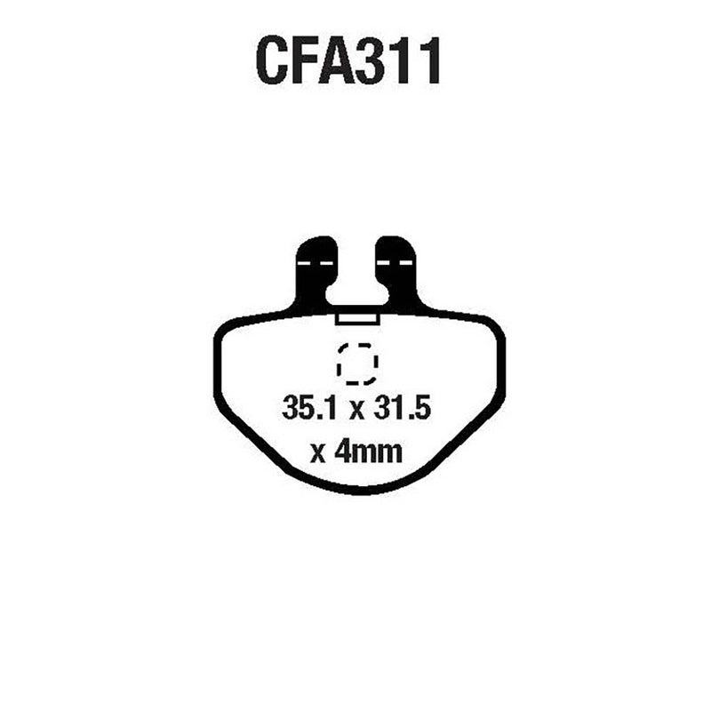 Ebc Pastiglie freno Mtb Cfa311R CFA311R