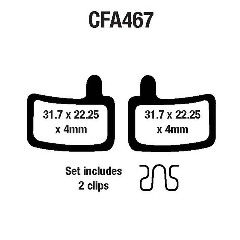 Ebc Pastiglie freno Mtb Cfa467R CFA467R