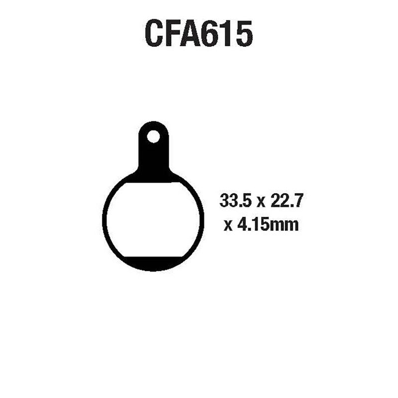 Ebc Pastiglie freno Mtb Cfa615 CFA615