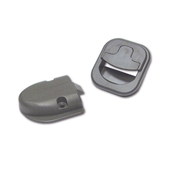Cerradura de puerta gris completa - Sistema integrado de muebles para caravanas CHR058