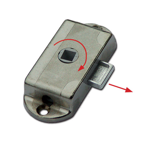 Kleine Nova-Rechtsverriegelung, vernickelt, D15-Blister 8032793933908