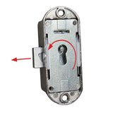 Kleine Nova-Rechtsverriegelung, vernickeltes Kartenloch CHR53N