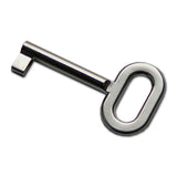 Chiave decorativa 38 mm nichelata opaca CHR59N