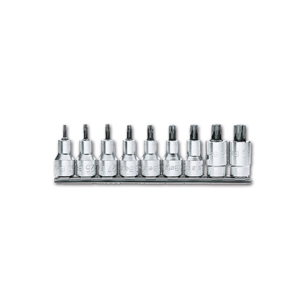 Juego de 9 insertos de llave de tubo Torx CHV4492