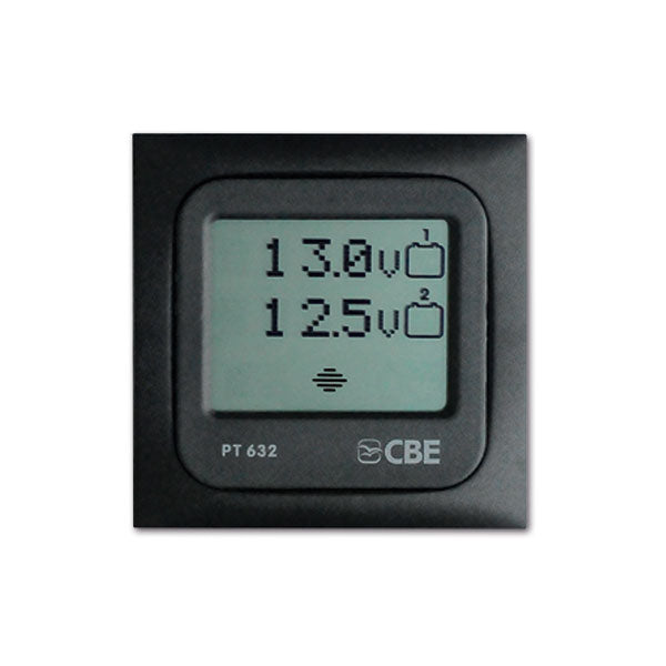 CBE Panel LCD gris 2 baterías PT632/G