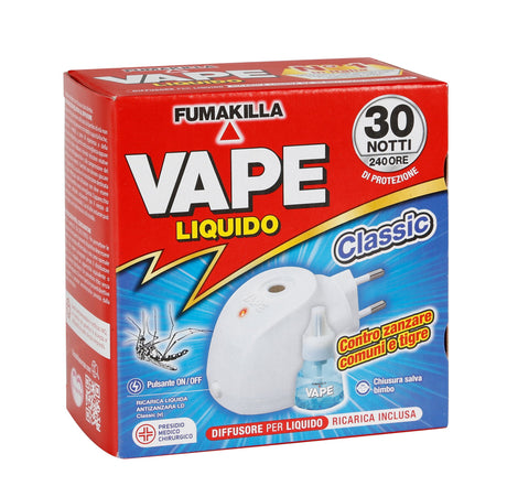 Lampa Vape, Elettroemanatore per liquido antizanzare + 1 Ricarica liquida Classic inclusa CP22844