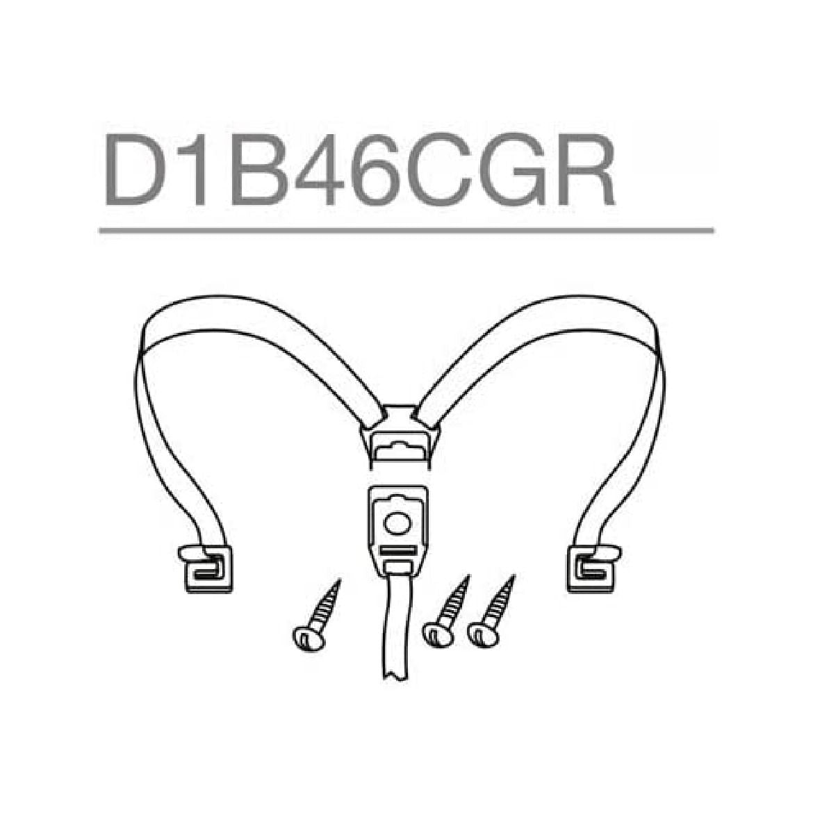 Shad Flexible Straps D1B46CGR