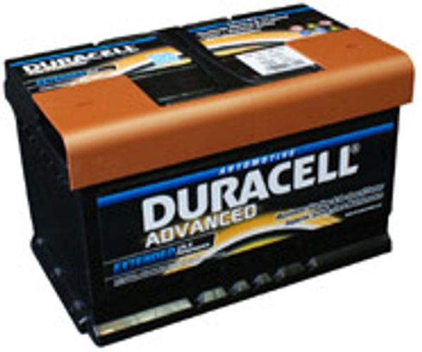 Batería de coche Duracell Advanced 12 V 72 Ah 660 A DX