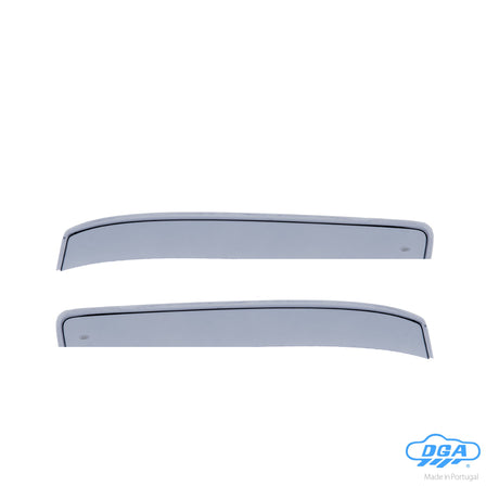 DGA Set deflettori aria anteriori ad incastro, tipo corto - compatibile per Ford Tourneo Custom (10/12>07/23) - Ford Transit Custom (10/12>08/23)
