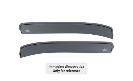DGA Set deflettori aria posteriori adesivi - compatibile per Audi Q3 (01/19>)