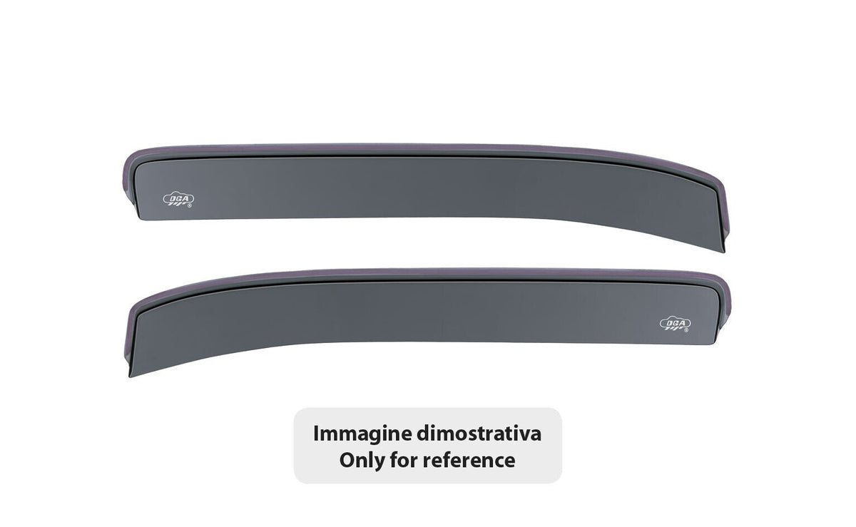 DGA Set deflettori aria posteriori ad incastro - compatibile per Peugeot 308 5p (08/21>08/25)