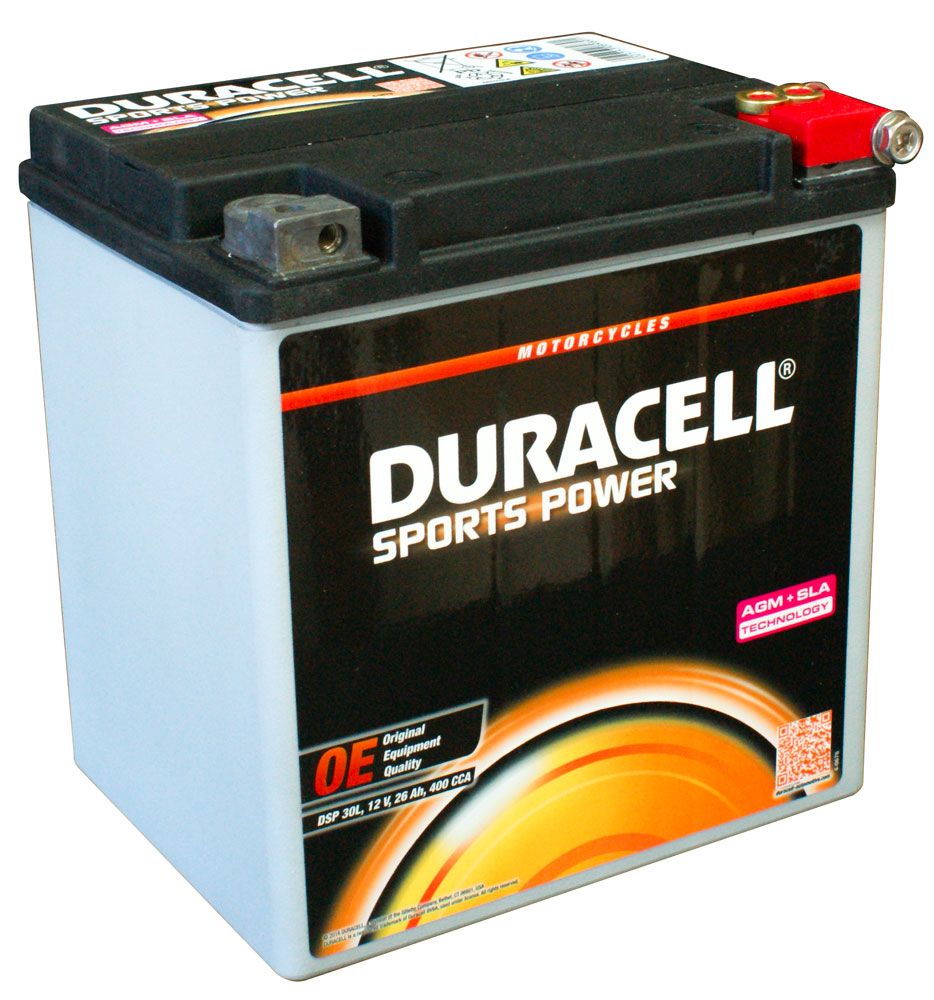 Duracell Sport Power 12V 26Ah motorcycle battery
