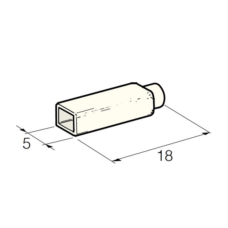 Scatola 200Pz Copri-Terminale