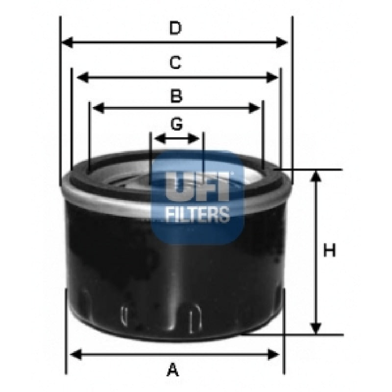 Ufi 23.149.00 Filtro Olio Guzzi 850/1000