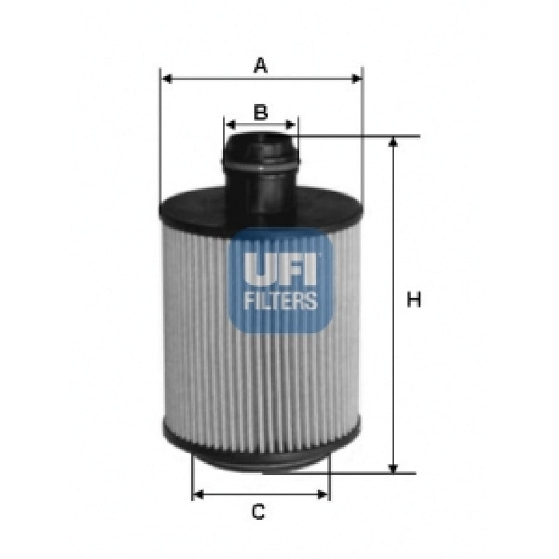 Ufi Filtro Olio Porter 1200 Diesel