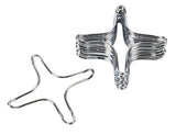Lampa Set 10 pezzi griglia cromata di riduzione per fornelli a quattro braccia EC70801161