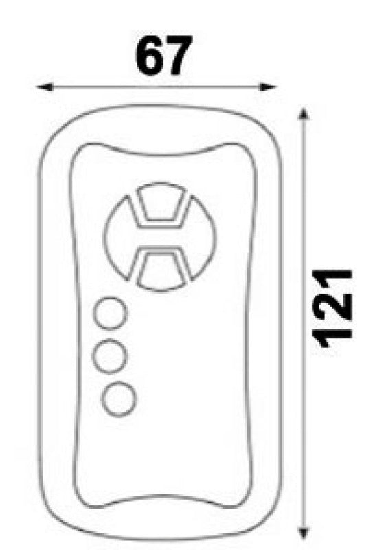 OSCULATI Faro elettrico led classic 12 Volt  54 Watt 6000 Lumen