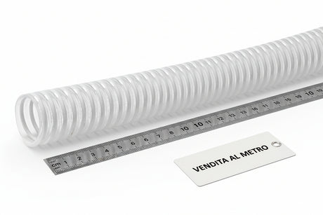 Tubo con Spirale in PVC Bianco Osculati - Vendita al Metro - AmerigoStore