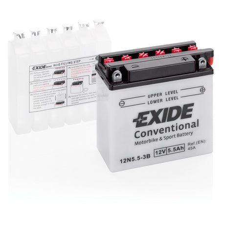 Exide Batteria 12V - Exide Bike Conventional - 6 Ah - 45 A
