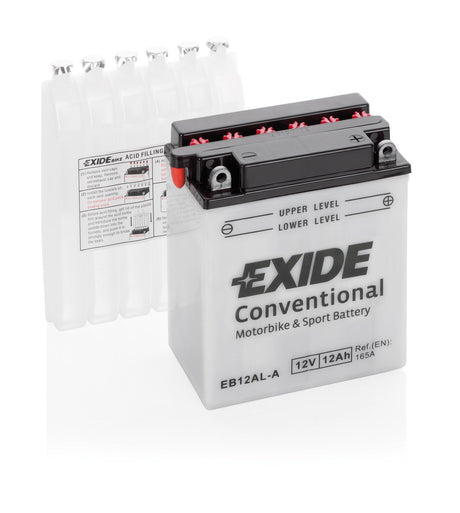 Exide Batteria 12V - Exide Bike Conventional - 12 Ah - 165 A