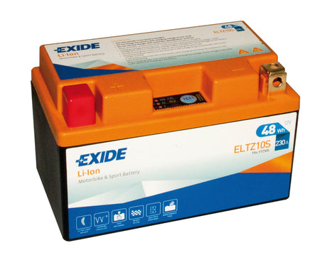 Exide ELTZ10S Batteria moto al litio 12V Li-Ion LiFePo4 48 Wh 230 A