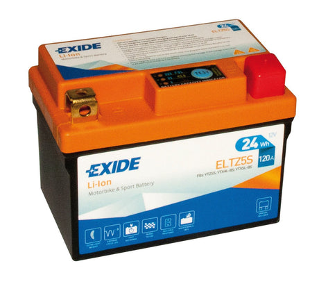 Exide ELTZ5S Batteria moto al litio 12V Li-Ion LiFePo4 24 Wh 120 A