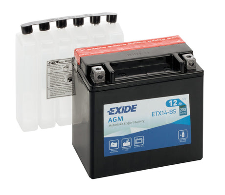 Exide Batteria 12V - Exide Bike AGM - 12 Ah - 200 A
