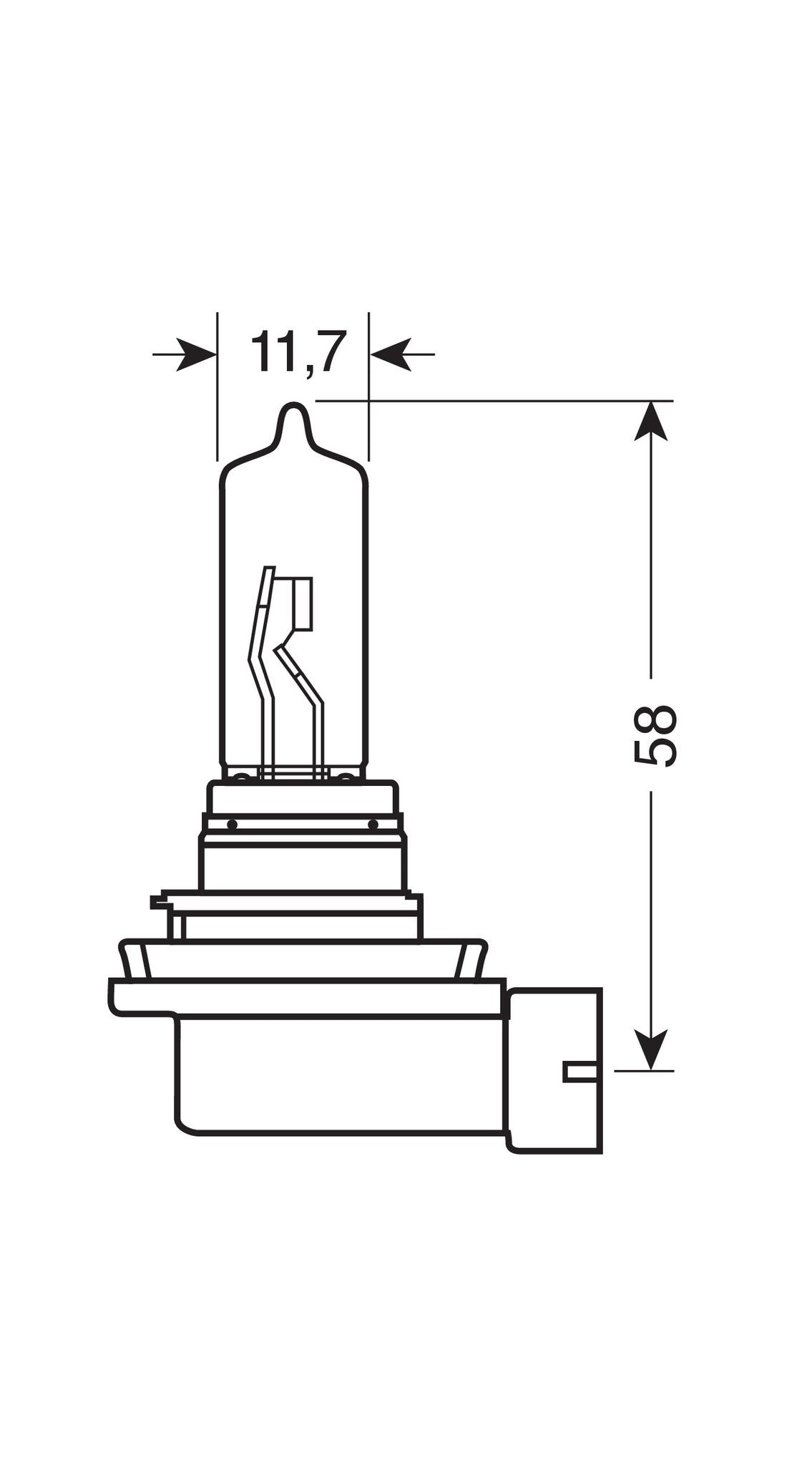 Pilot 12V Lampada alogena Xenon Ice - H9 - 65W - PGJ19-5 - 2 pz - Scatola
