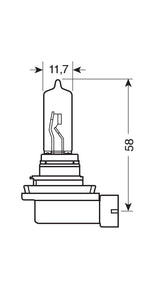 Pilot 12V Lampada alogena Xenon Ice - H9 - 65W - PGJ19-5 - 2 pz - Scatola